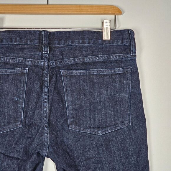 J.Crew‎ Women's Toothpick Stretch Jeans Size 31 Dark Blue Wash Denim - Picture 9 of 11